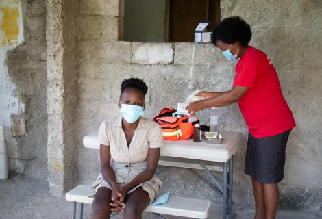 Mona Desir is a nurse in Haiti who gives free treatment to those in need 